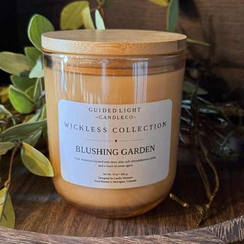 Blushing Garden | 10 oz Soy Coconut Wickless Candle