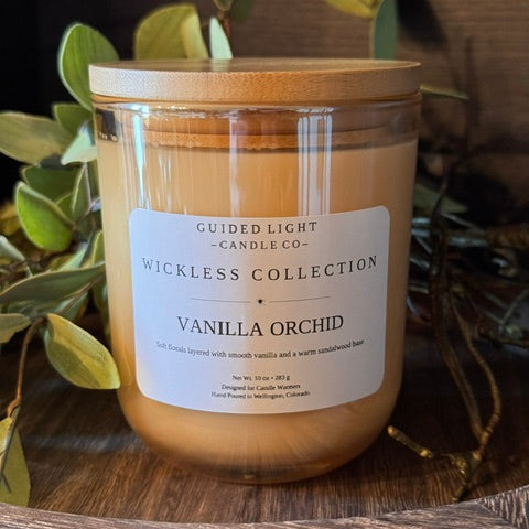 Vanilla Orchid | 10 oz Soy Coconut Wickless Candle