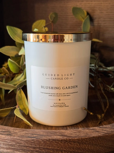 Blushing Garden | 10 oz Soy Coconut Candle