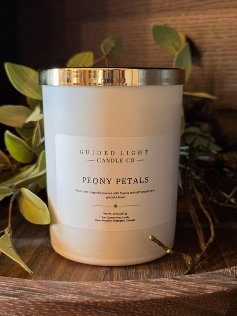 Peony Petals | 10 oz Soy Coconut Candle