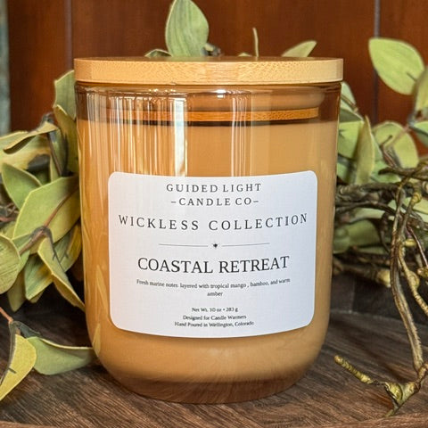 Coastal Retreat | 10 oz Soy Coconut Wickless Candle
