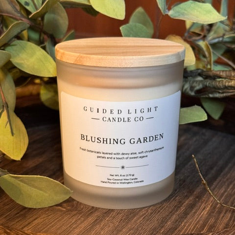 Blushing Garden | 6 oz Soy Coconut Candle