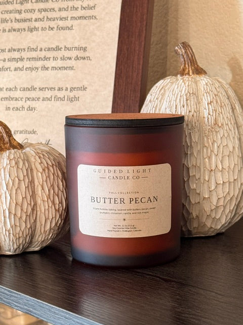 Butter Pecan / 11 oz Soy Coconut Candle