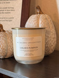 Golden Pumpkin Wickless Candle / 10 oz